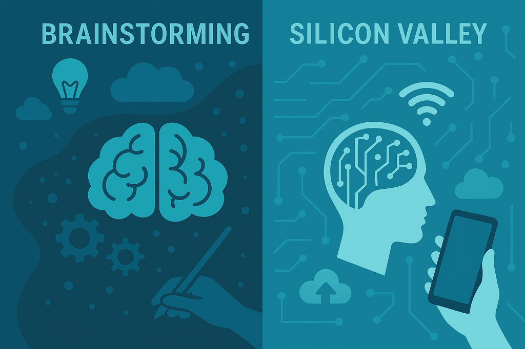CUANDO LA TECNOLOGÍA PIENSA POR NOSOTROS: BRAINSTORMING vs SILICON&nbsp;VALLEY